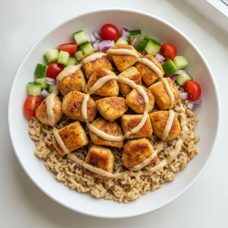 Chicken Shawarma Rice Bowl