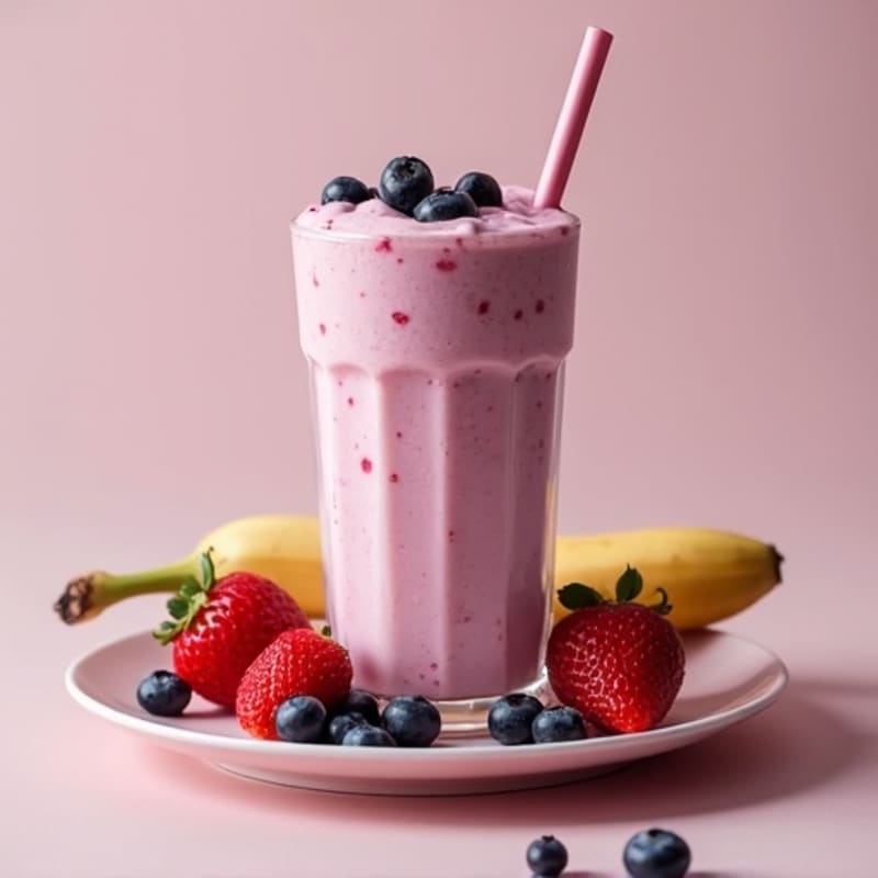 Creamy Berry Protein Smoothie
