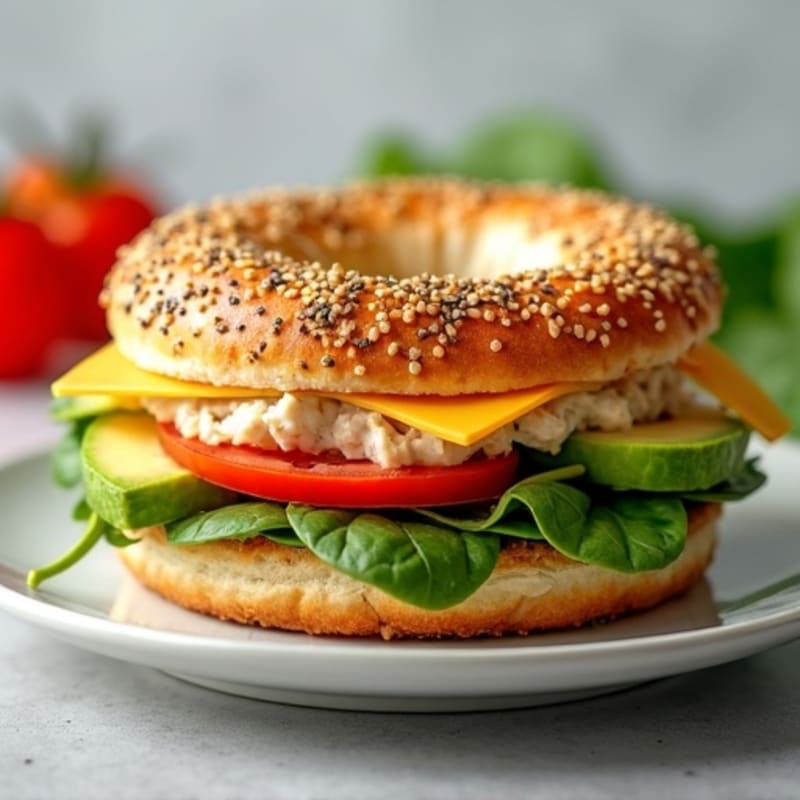 Protein-Packed Everything Bagel Tuna Melt