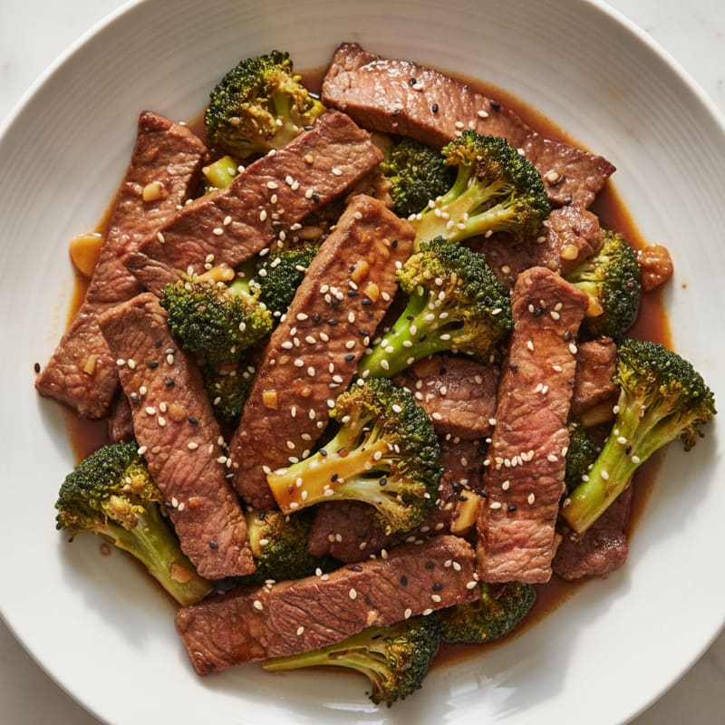 Sesame Beef & Broccoli Stir-Fry