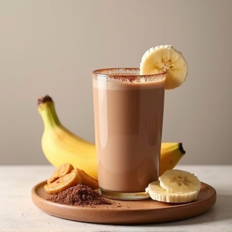 Creamy Chocolate Peanut Butter Protein Shake