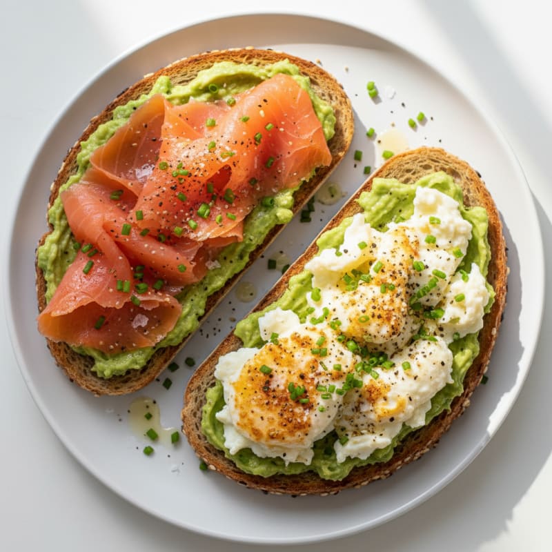 Avocado Toast with Everything Bagel Seasoning