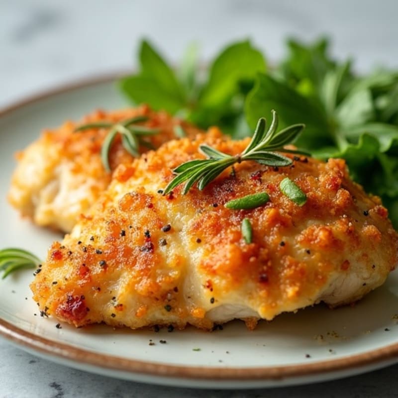 Crispy Baked Buttermilk Chicken with Herbs