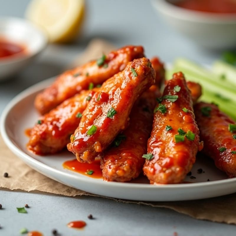 Crispy Baked Sweet Chili Chicken Wings