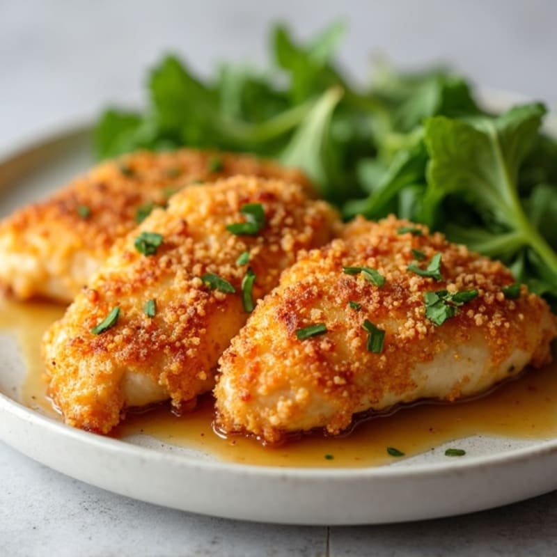 Crispy Baked Honey-Garlic Chicken