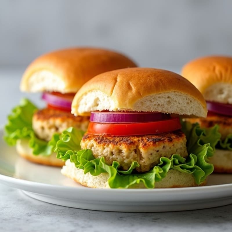 Lean Turkey Sliders with Crispy Lettuce Wraps