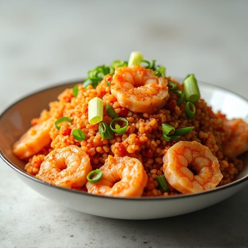 Crispy Cauliflower Kimchi Fried Rice