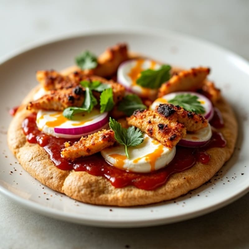 High-Protein BBQ Chicken Pizza