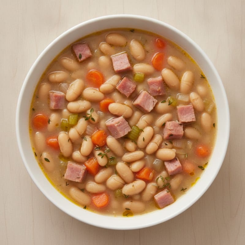 Hearty Collagen-Boosted Ham and Bean Soup