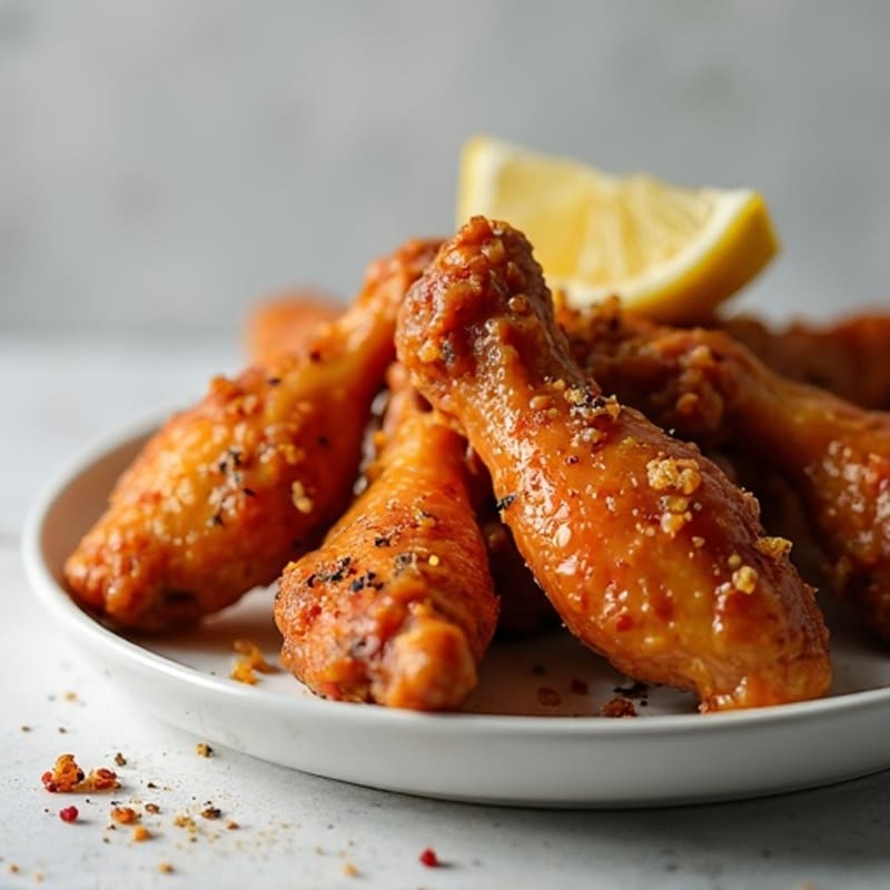 Crispy Baked Honey-Garlic Chicken Wings