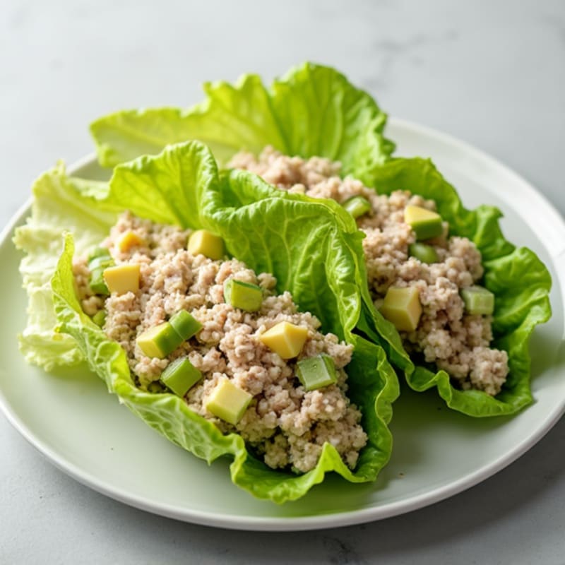 Tuna Salad Lettuce Wraps