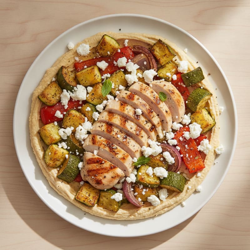Mediterranean Hummus Platter