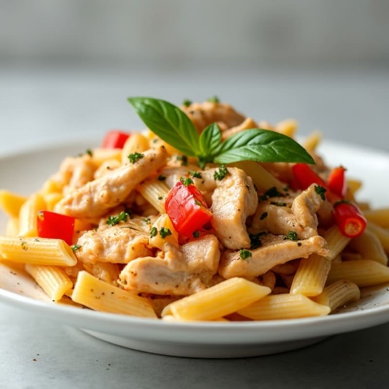 Creamy Cajun Chicken Pasta with Bell Peppers