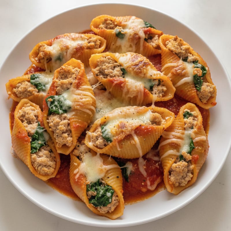 Ricotta Stuffed Shells with Marinara