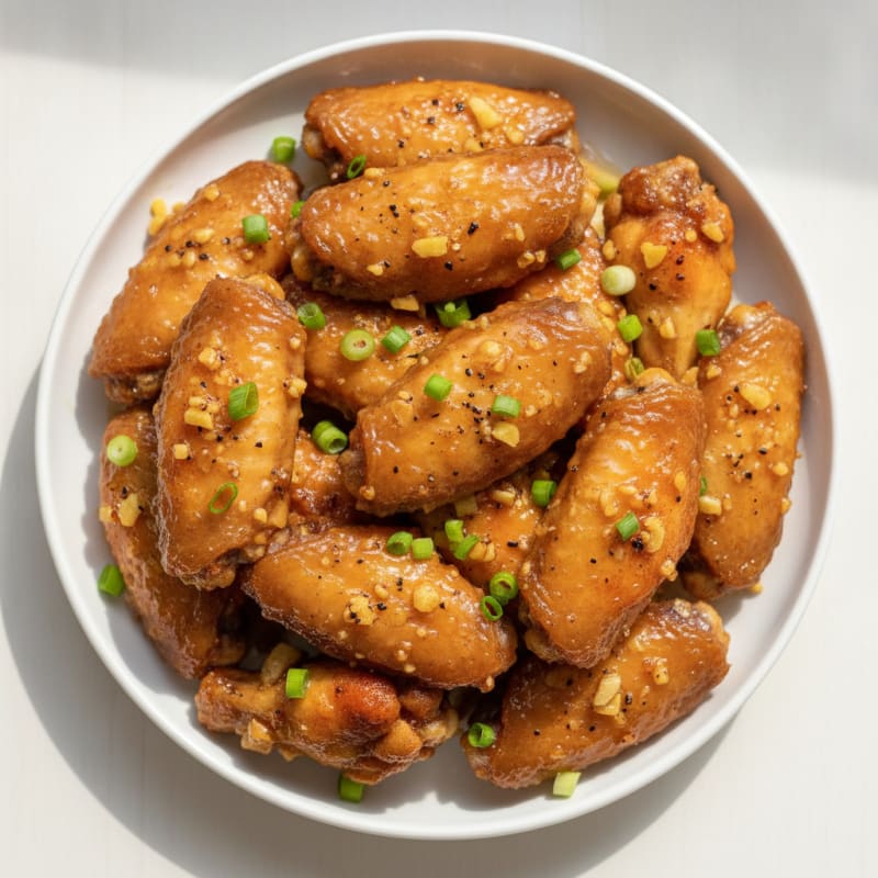 Honey-Garlic Glazed Chicken Wings