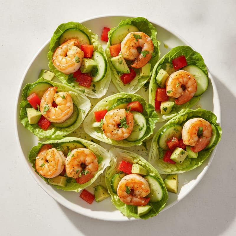 Zesty Citrus Shrimp Lettuce Wraps