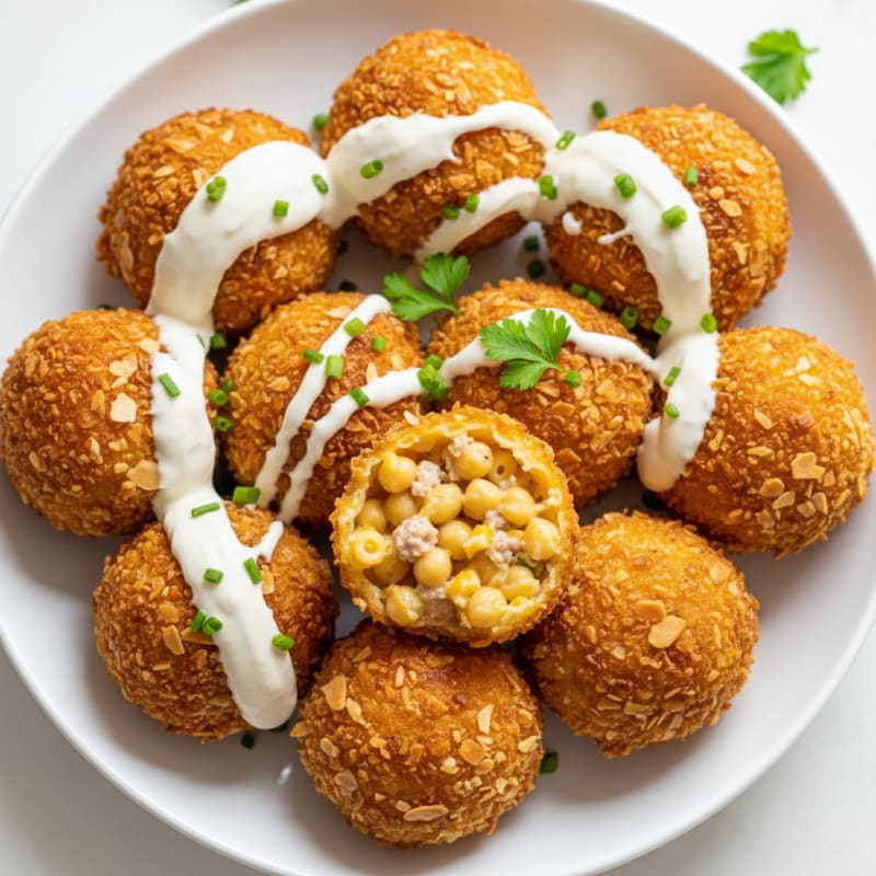 Deep-Fried Mac & Cheese Balls