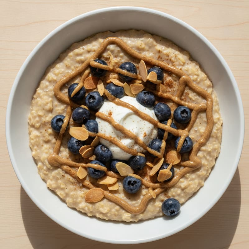 Blueberry Almond Breakfast Porridge