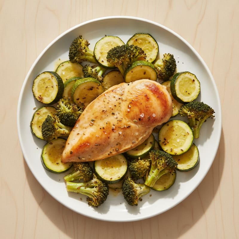 Lemon Herb Chicken with Roasted Vegetables