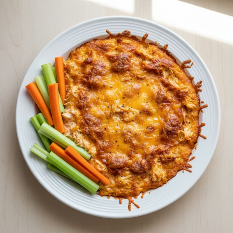 Buffalo Chicken Baked Dip