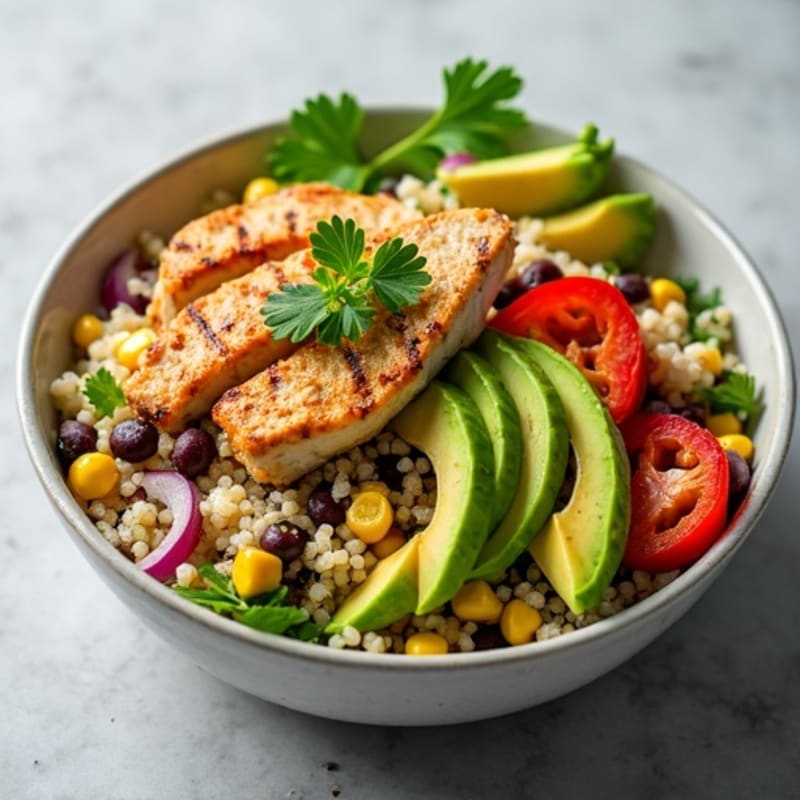 Vibrant Quinoa Black Bean Salad with Zesty Lime Dressing
