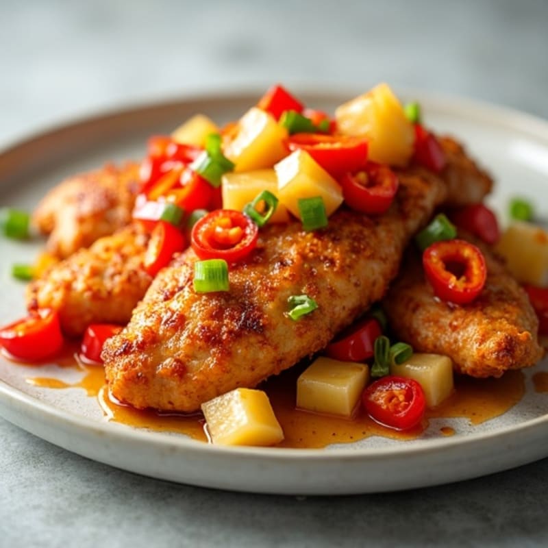 Crispy Baked Sweet & Sour Chicken