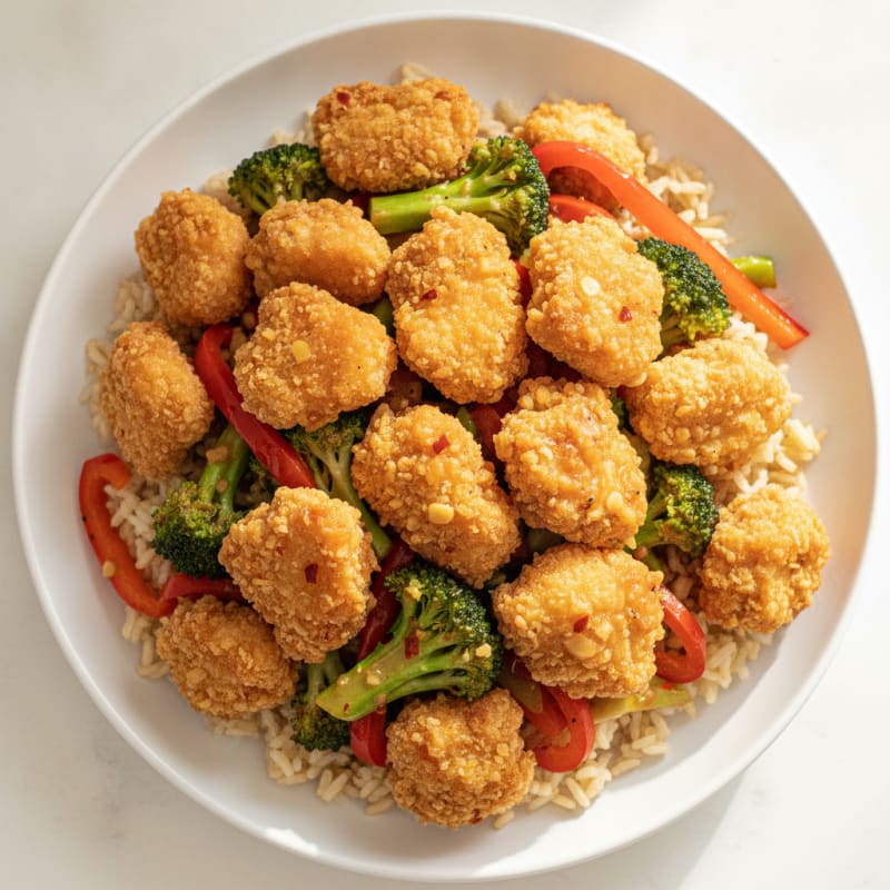 Clean General Tso's Chicken Stir-Fry