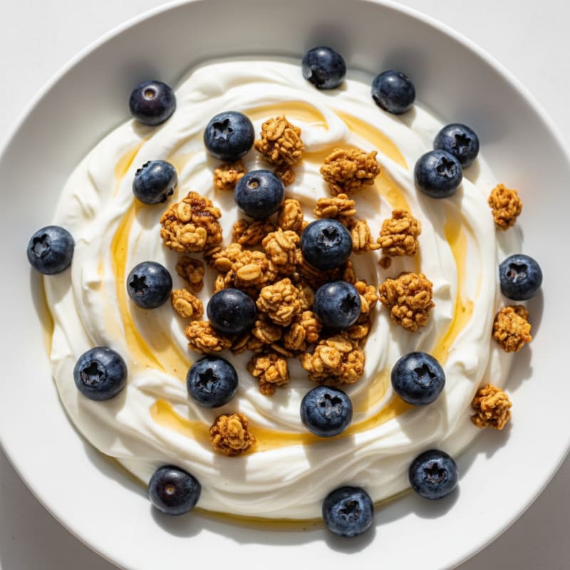 Creamy Greek Yogurt Parfait with Protein Granola
