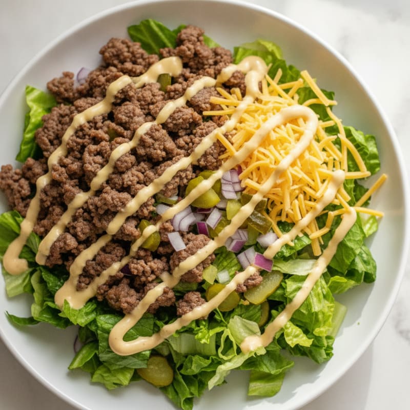 Big Mac Style Protein Bowl