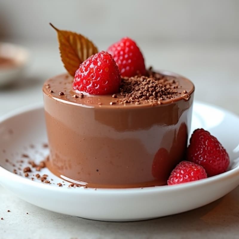 Silky Chocolate Protein Pudding with Greek Yogurt