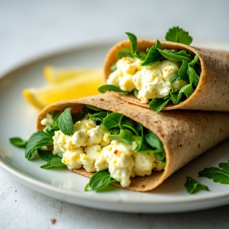Fresh Herb Egg Salad Wraps