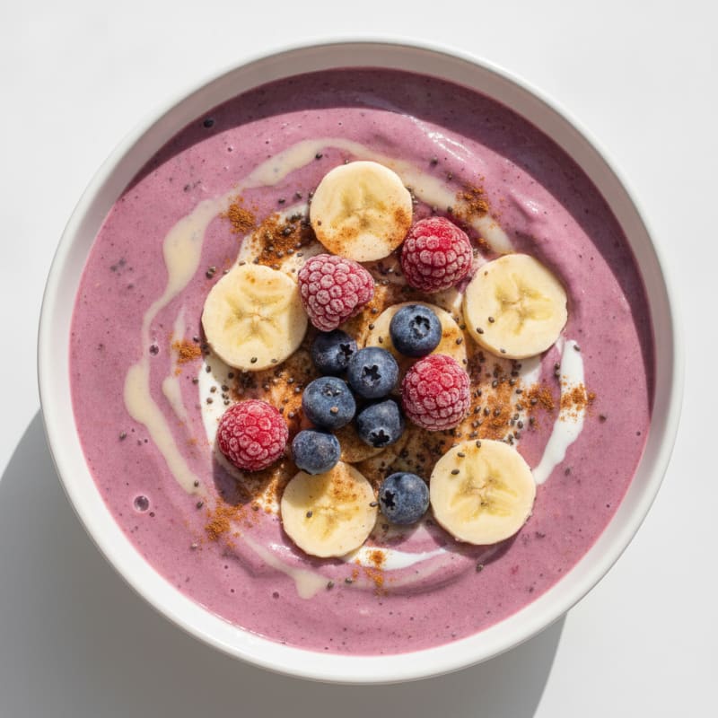 Berry Banana Protein Power Shake