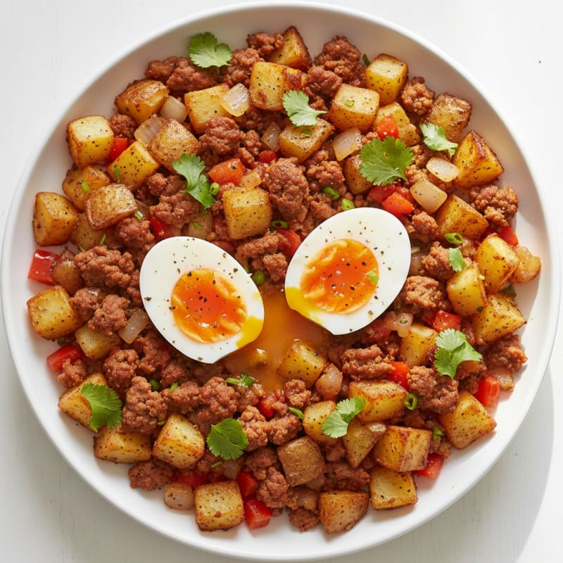 Crispy Potato and Chorizo Hash