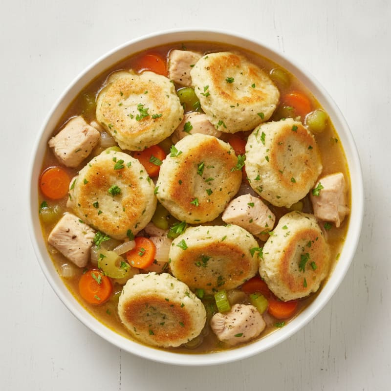 Homestyle Chicken and Herb Dumplings