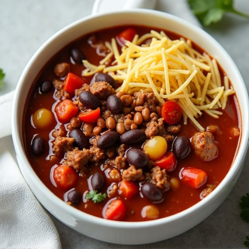 Healthy Slow Cooker Beef Chili