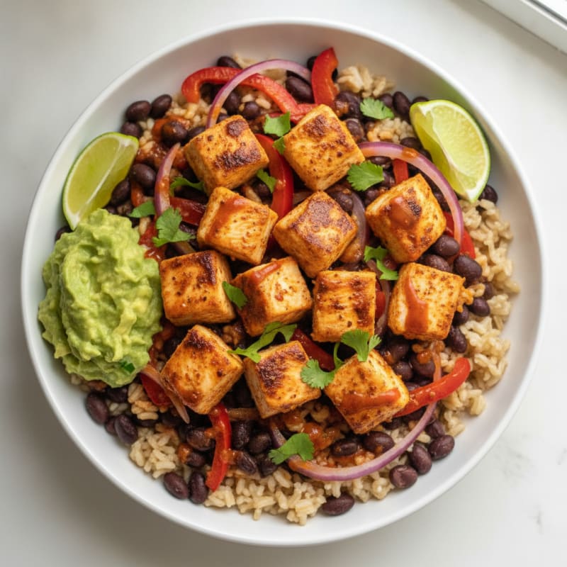 Chipotle Chicken and Black Bean Bowl
