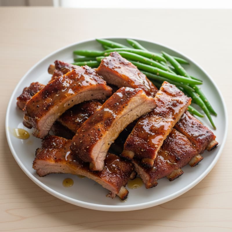 Smoky Honey-Glazed Baby Back Ribs