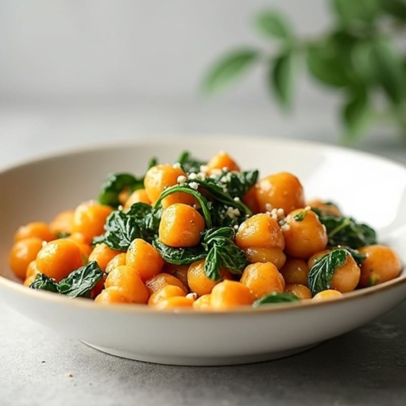 Creamy Sweet Potato Gnocchi with Lean Ground Turkey and Fresh Spinach