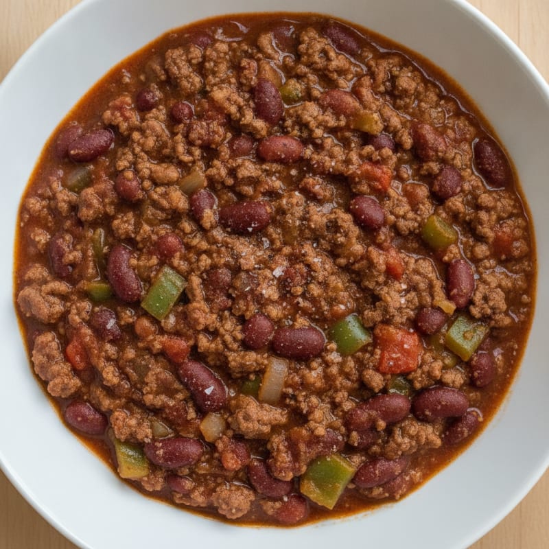 Hearty Beef and Bean Chili