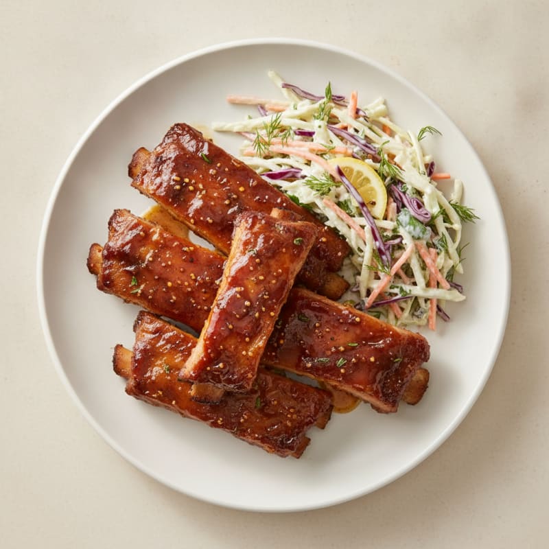 Sticky BBQ Baby Back Ribs