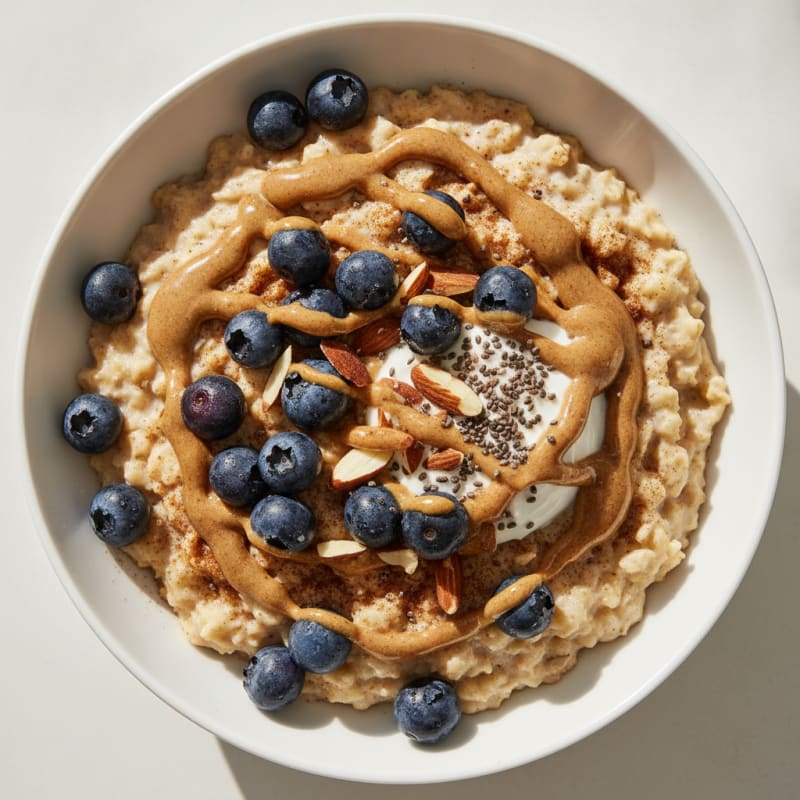 Blueberry Almond Oatmeal Bowl