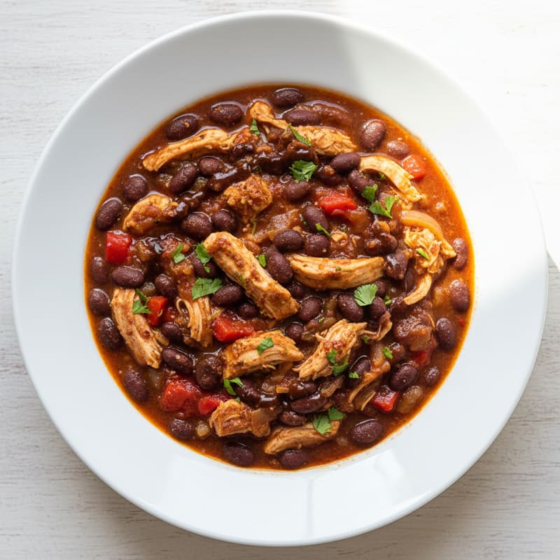 Smoky Chipotle Chicken and Black Bean Chili