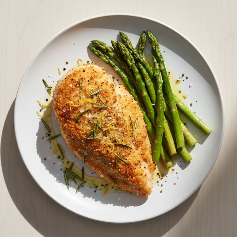 Crispy Lemon-Herb Roasted Chicken