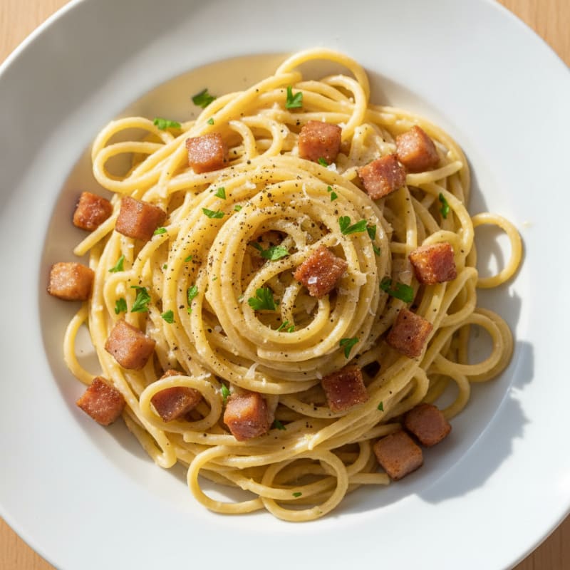 Classic Carbonara with Pancetta