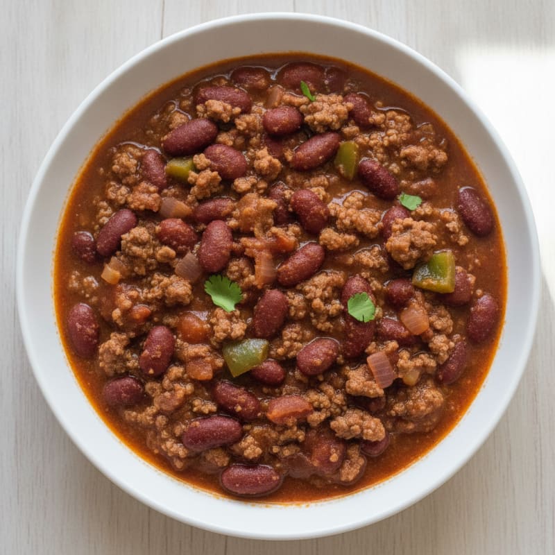 Hearty Slow Cooker Beef Chili