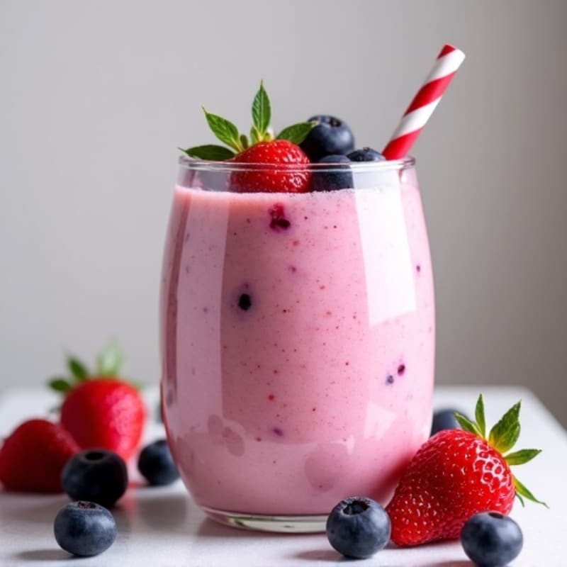 Creamy Berry Protein Smoothie