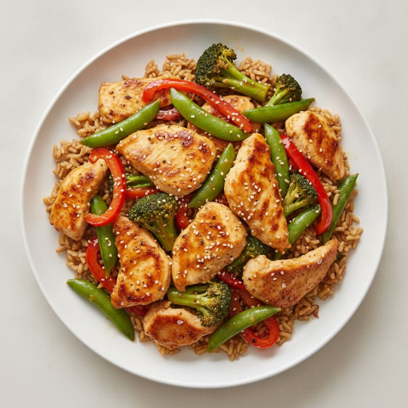 Sesame Ginger Chicken Stir-fry