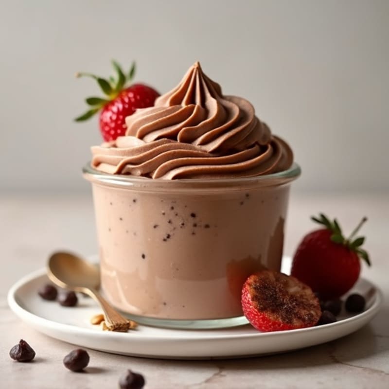 Creamy Protein Chocolate Peanut Butter Mousse