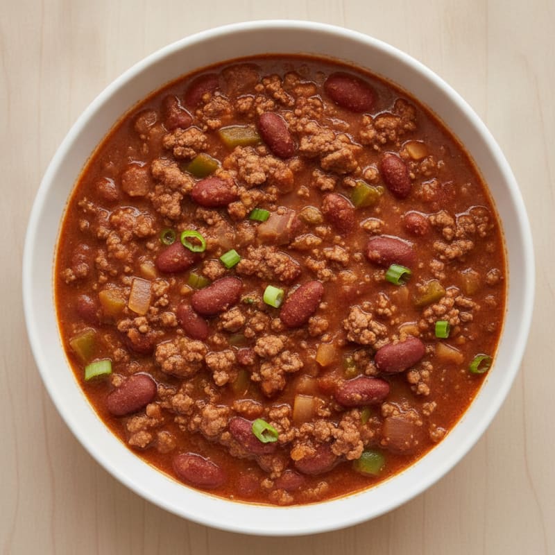 Hearty Beef and Bean Chili