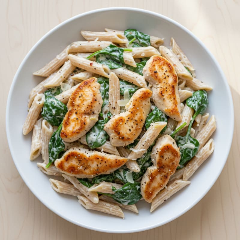 Creamy Garlic Parmesan Chicken Pasta